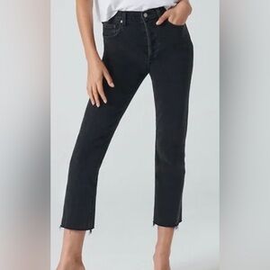 Denim Forum Arlo High Rise Straight Crop Jean Size 31